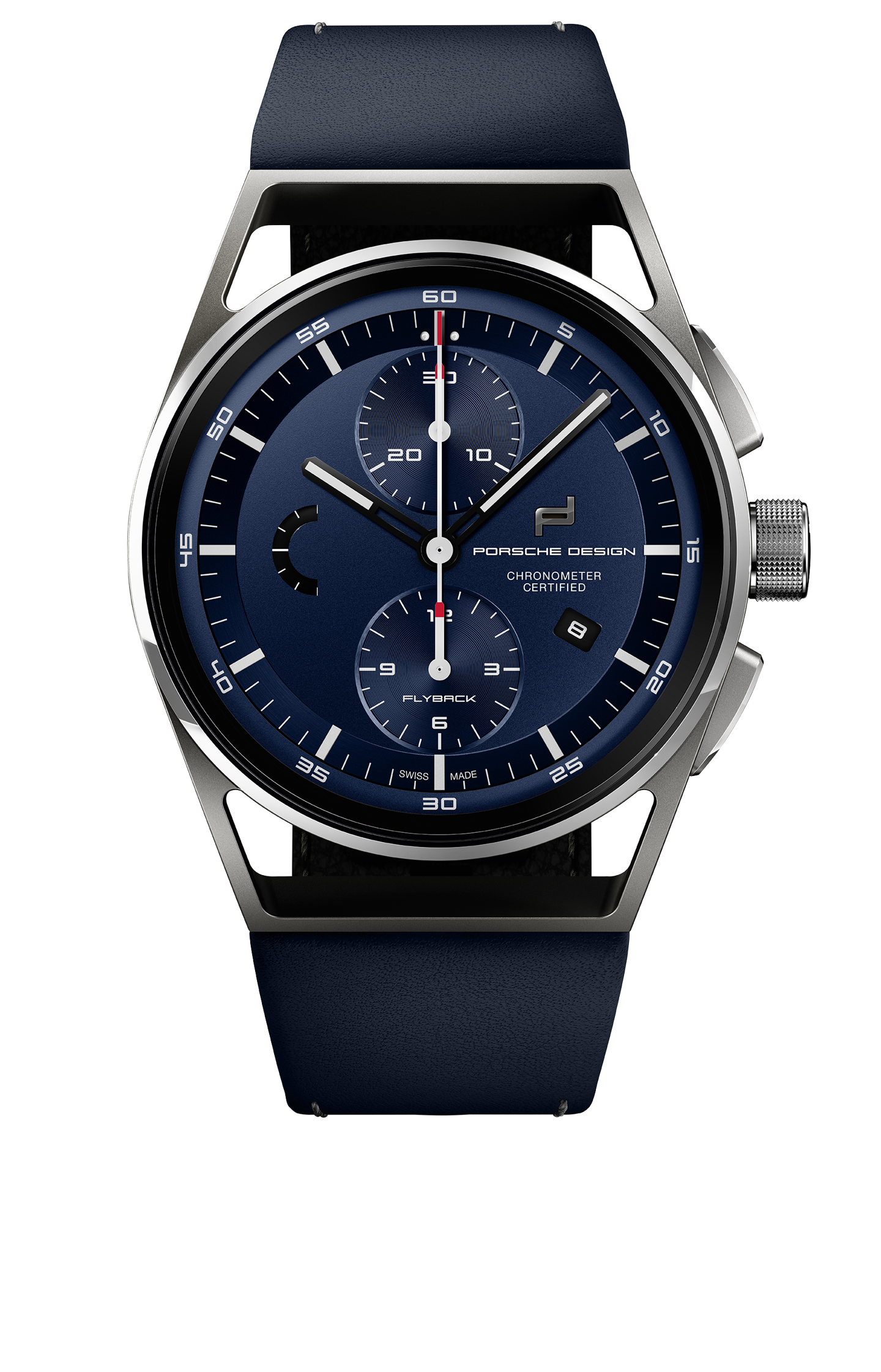 Shows Picture of 210902_1919_Chrono_Blue_Leather_wht_FRO_medium-rgb.png